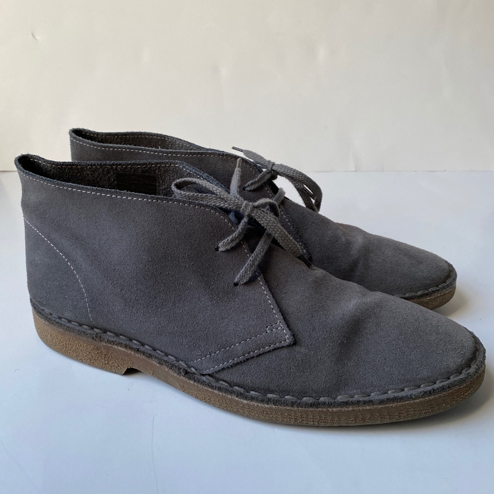 J Crew Macalister Boots Blue Grey Suede Men’s Size 9